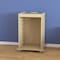 Flash Furniture Bright Beginnings Commercial Space Saving Wooden Mobile STEAM Wall Accessory Board Storage Cart, Locking Caster Wheels, Kid Friendly Design, Natural MK-ME06639-GG - alternate 9